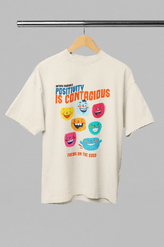 Positivity Is Contagious: Oversized T-Shirts