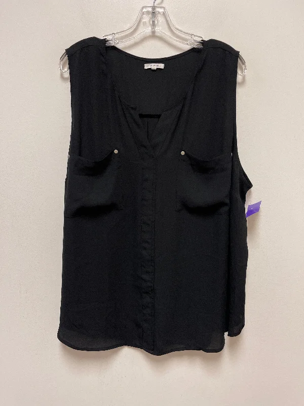 Black Top Sleeveless Maurices, Size 3x